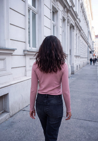 Langarm Shirt mit Turtle Neck