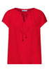 Dropped Shoulder Blusenshirt mit Bändern