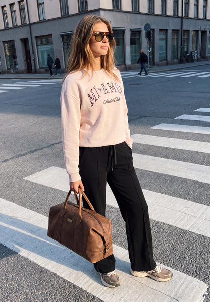 Mid Waist Wide Leg Hose im Casual Fit