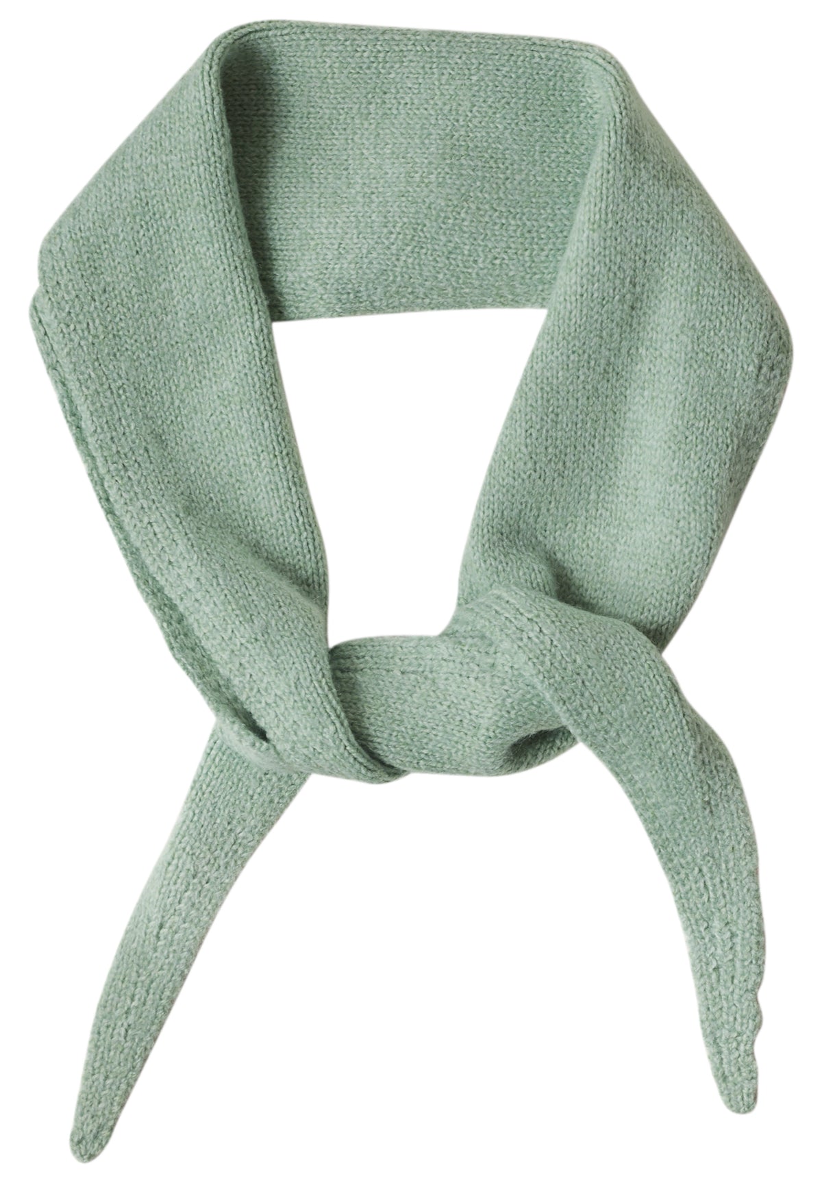 Strickschal in Diamantform