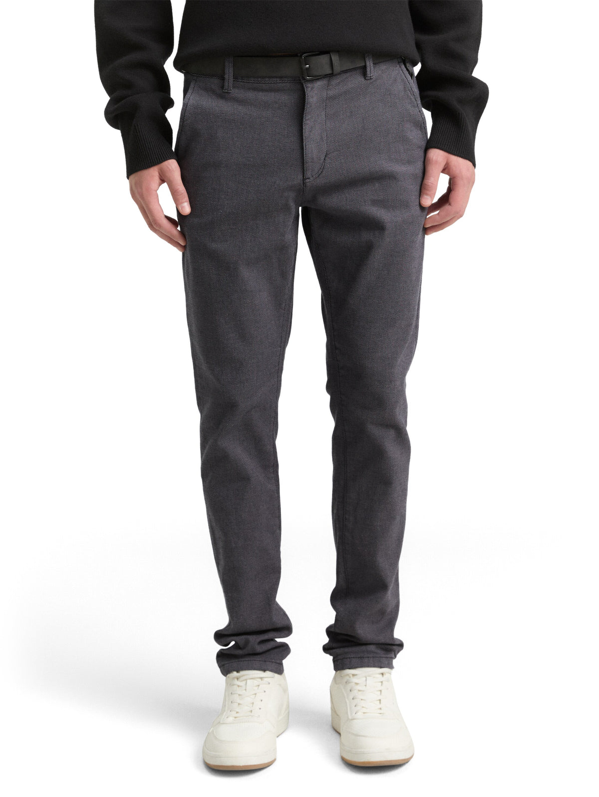 Straight Chino Hose mit Gürtel
