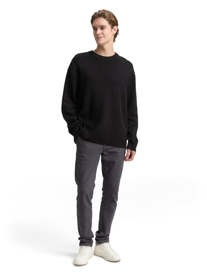 Straight Chino Hose mit Gürtel