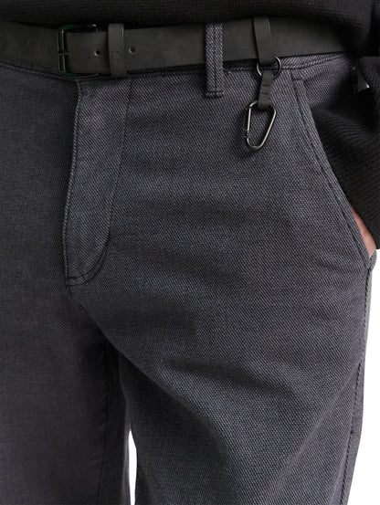 Straight Chino Hose mit Gürtel