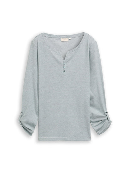 Langarmshirt mit Turn-Up-Funktion