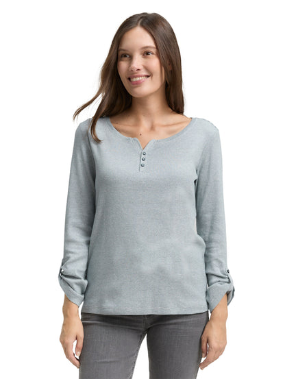 Langarmshirt mit Turn-Up-Funktion