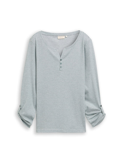 Langarmshirt mit Turn-Up-Funktion