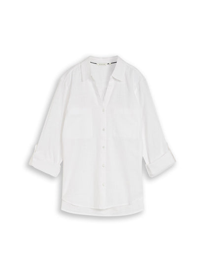 Bluse mit Brusttaschen