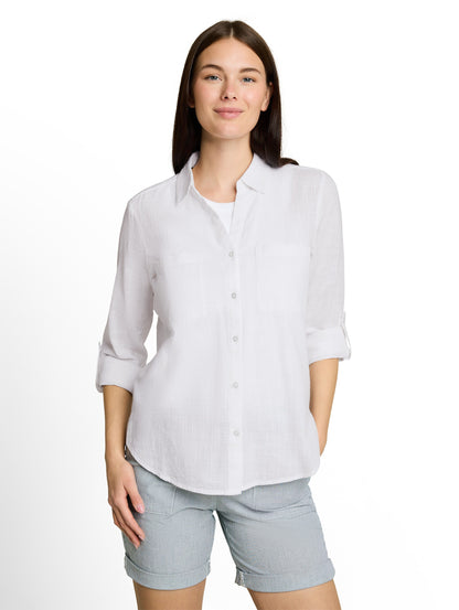 Bluse mit Brusttaschen