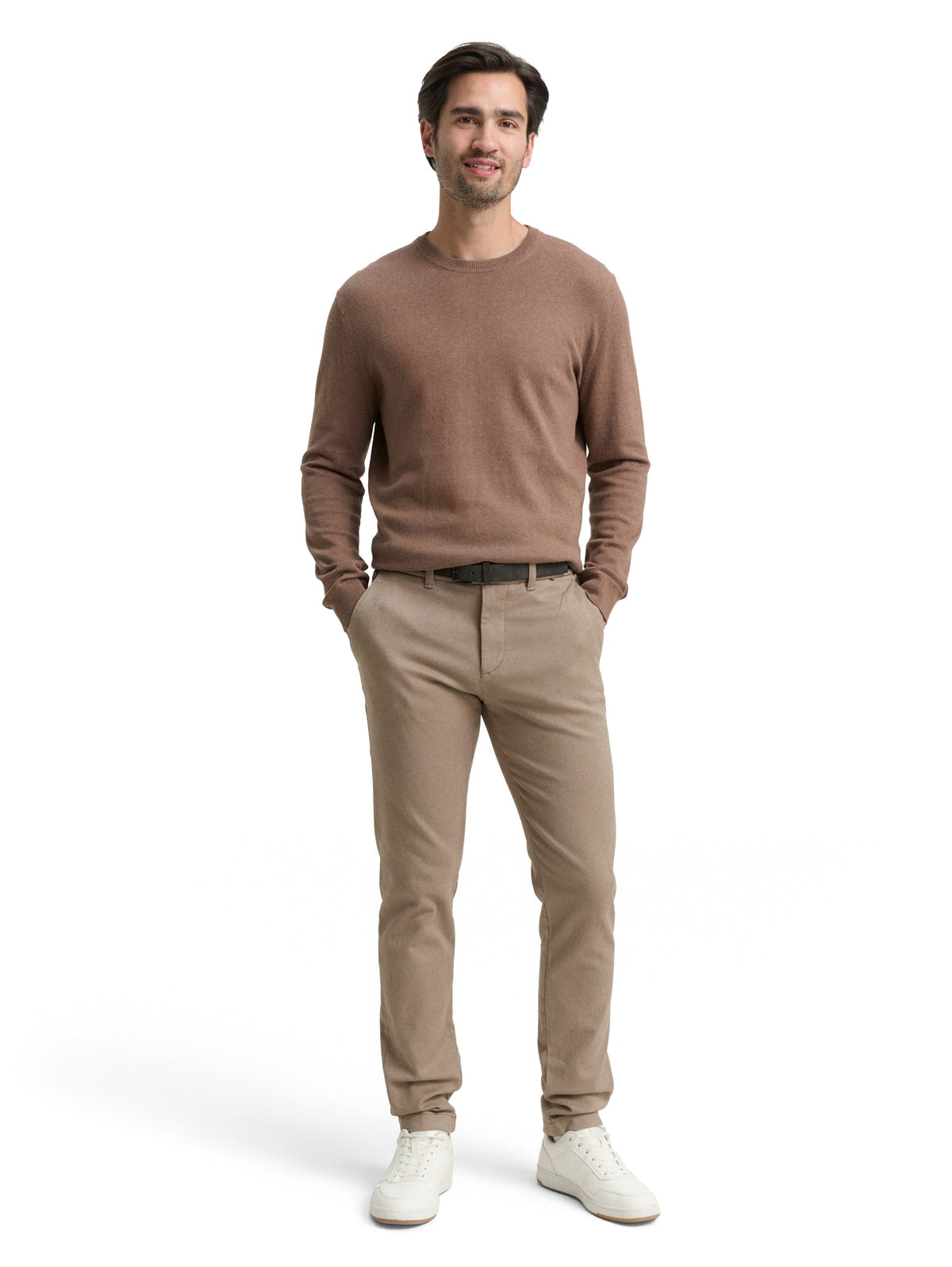 TTTRAVIS SLIM Chino Hose mit Gürtel