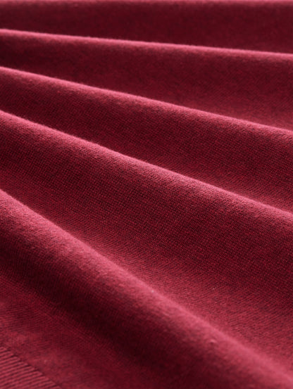Basic Strickpullover aus Baumwolle