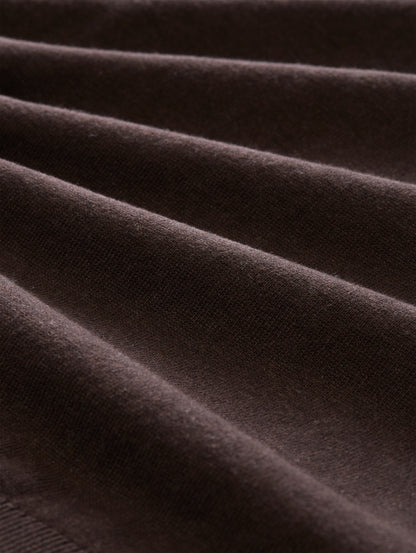 Basic Strickpullover aus Baumwolle