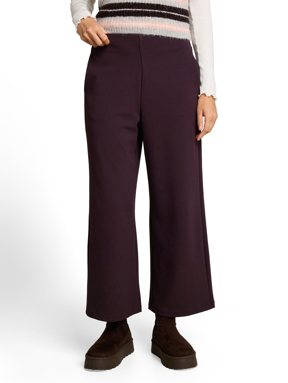 High Waist Culotte Hose