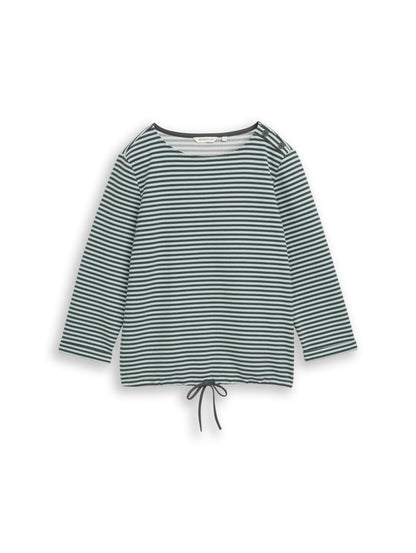 Langarmshirt mit Knopf-Details