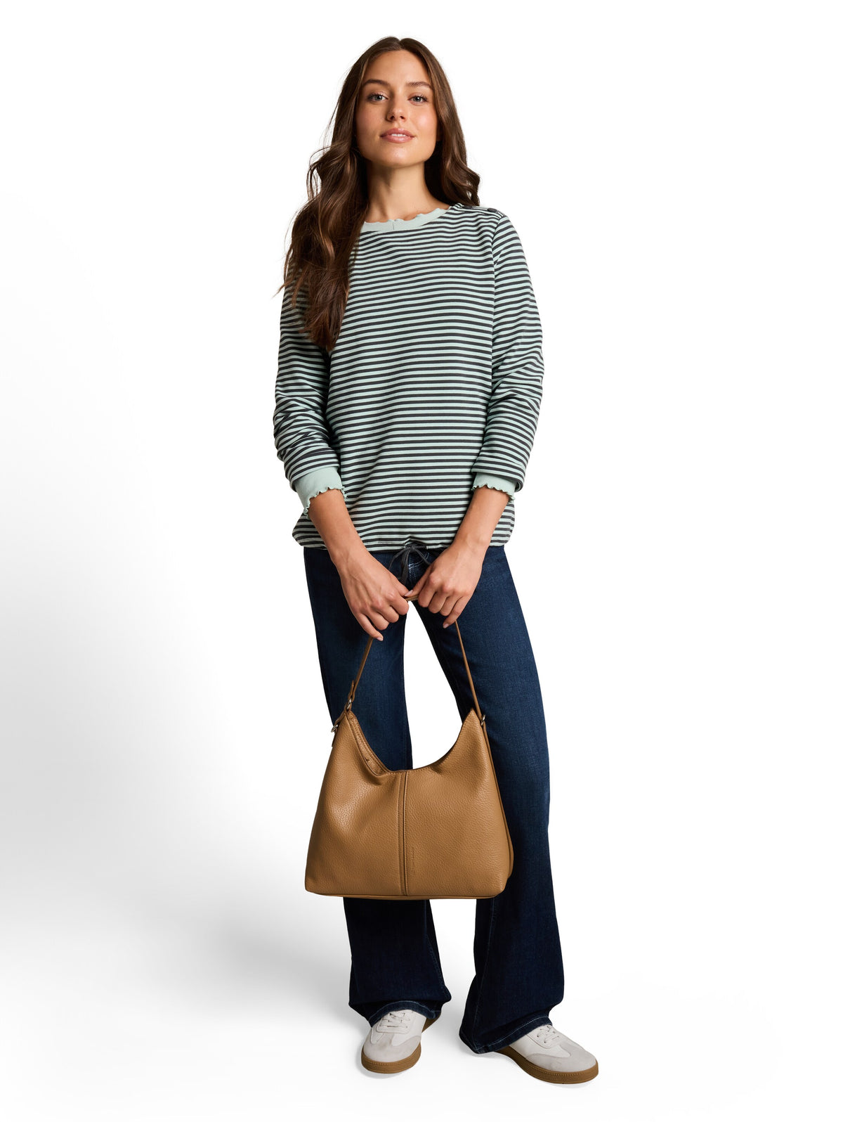 Langarmshirt mit Knopf-Details