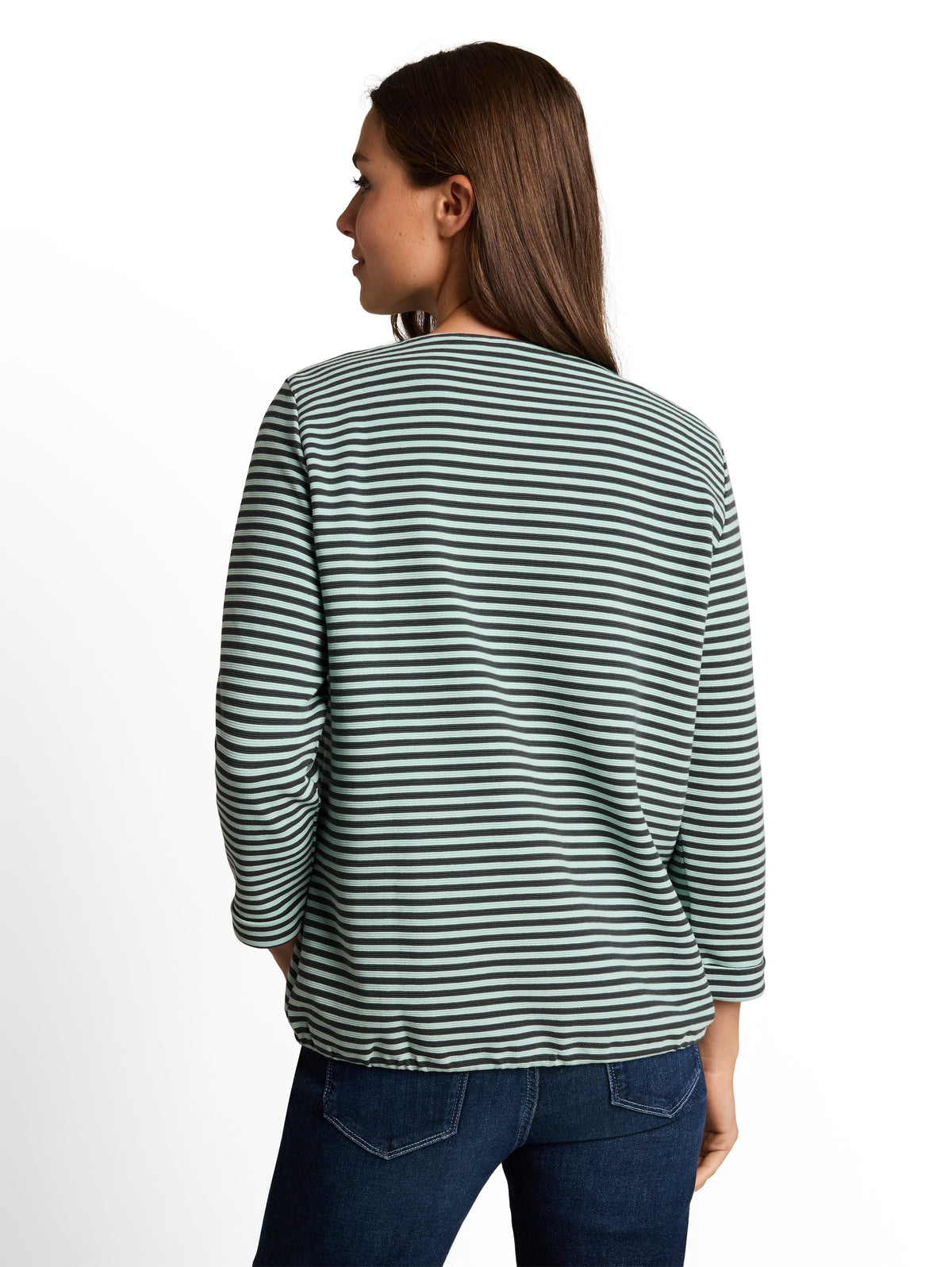 Langarmshirt mit Knopf-Details