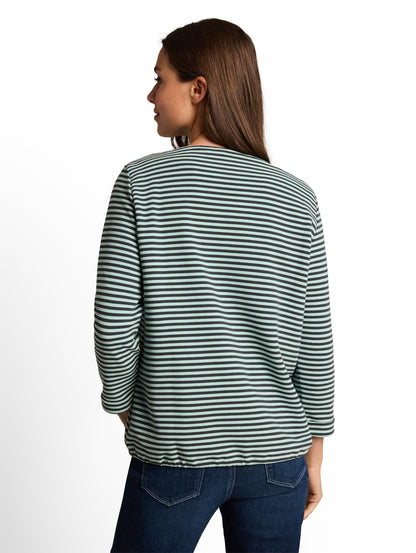 Langarmshirt mit Knopf-Details
