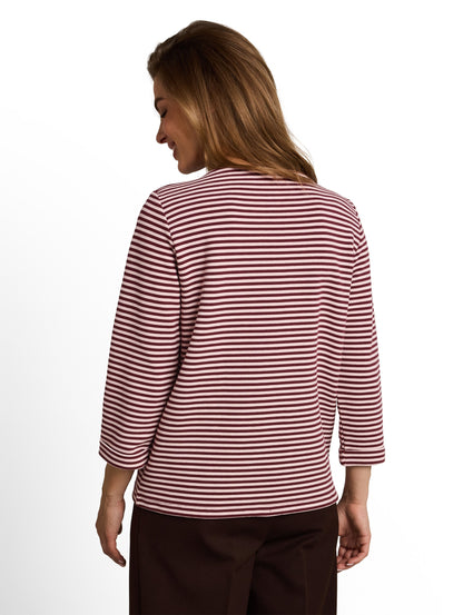 Langarmshirt mit Knopf-Details