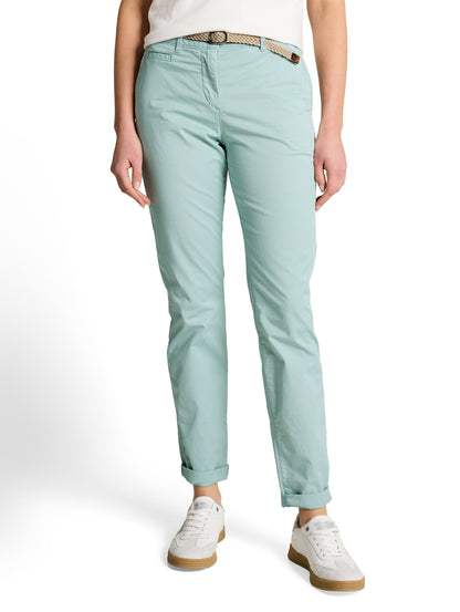 Slim Chino Hose mit Gürtel