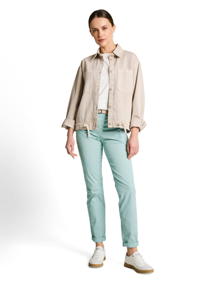 Slim Chino Hose mit Gürtel