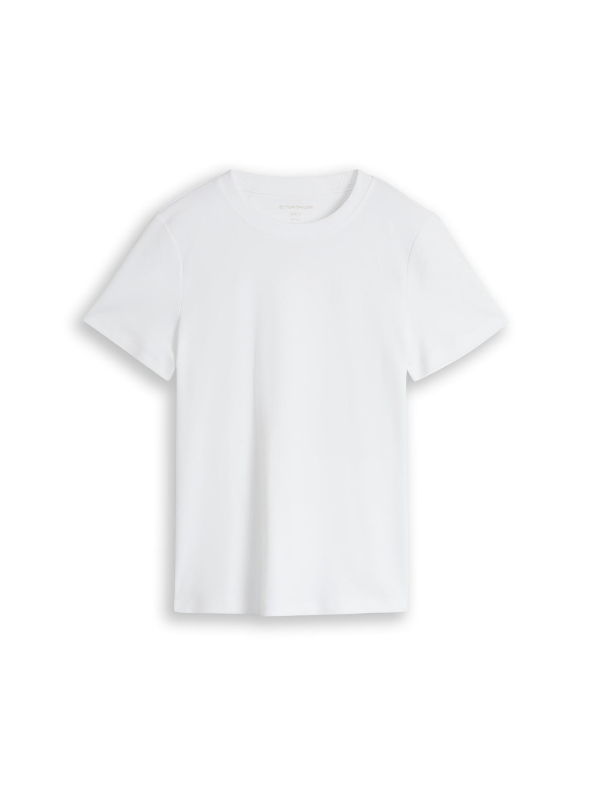 Basic T-Shirt aus Baumwolle