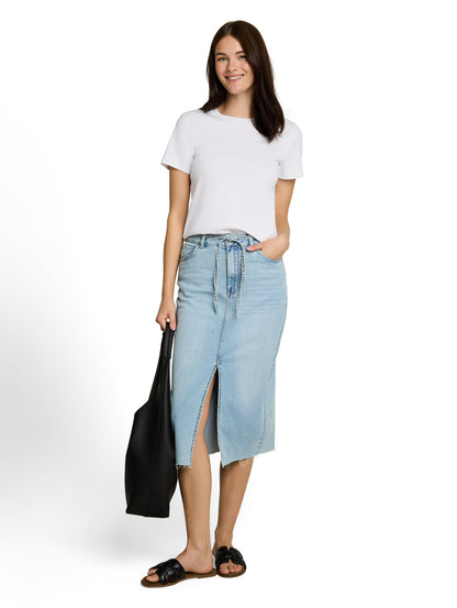 Basic T-Shirt aus Baumwolle