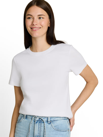 Basic T-Shirt aus Baumwolle