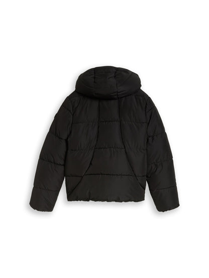 Puffer-Jacke mit abnehmbarer Kapuze