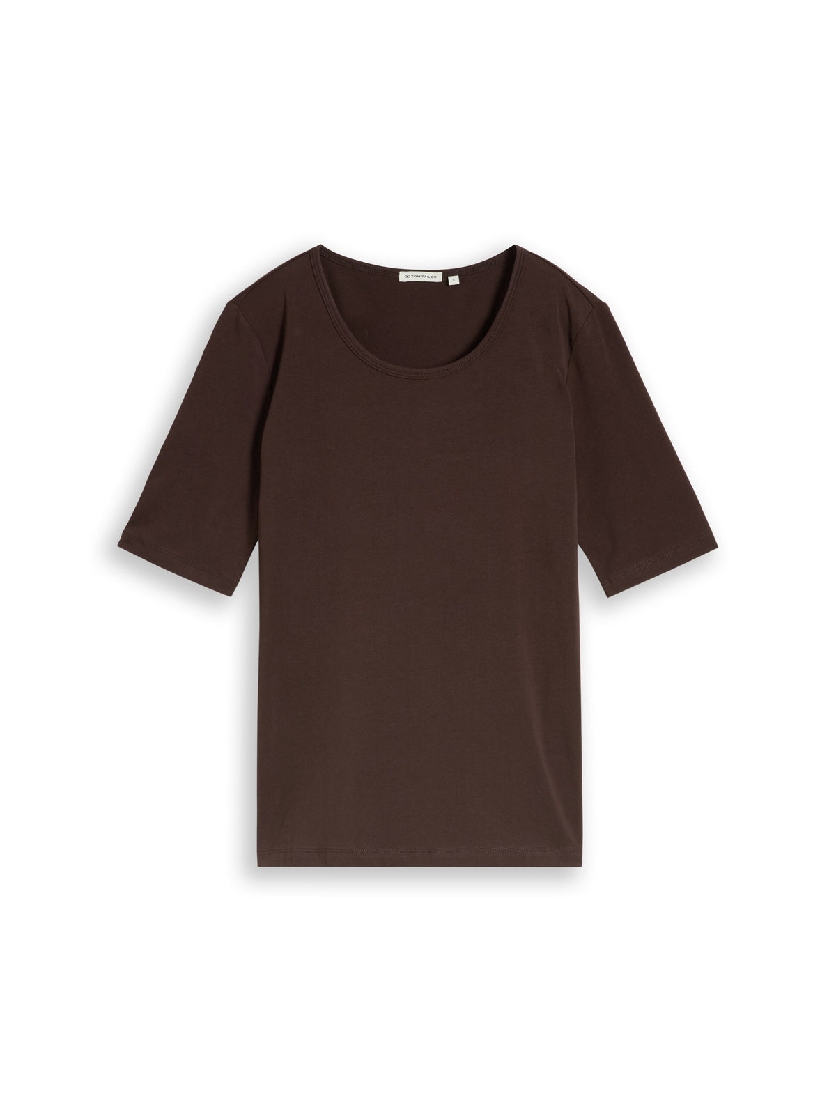 Basic T-Shirt mit Rundhalsausschnitt