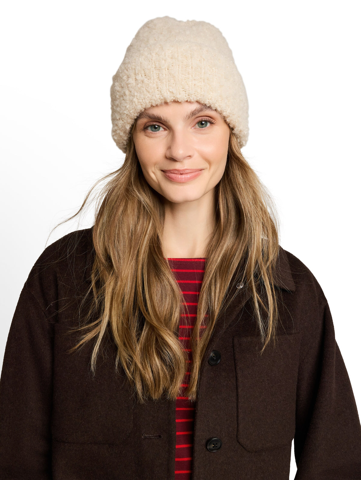 Bouclé Beanie Mütze