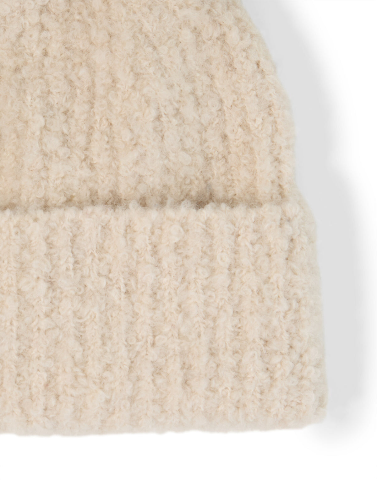 Bouclé Beanie Mütze
