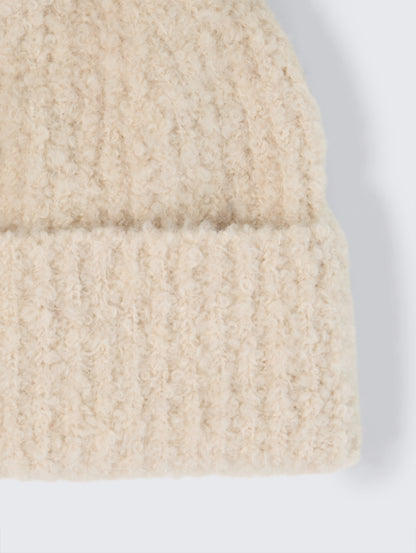 Bouclé Beanie Mütze
