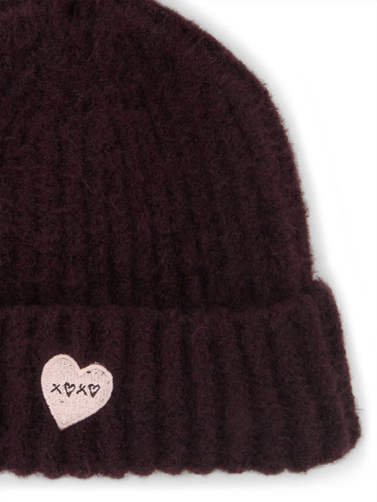 Beanie Mütze mit Stickerei