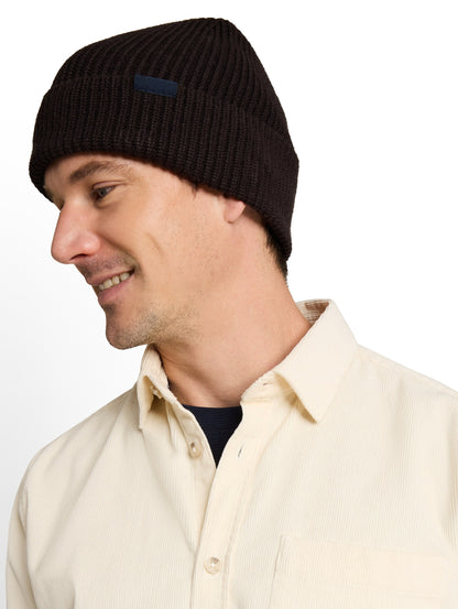 Beanie Mütze mit Logo-Label