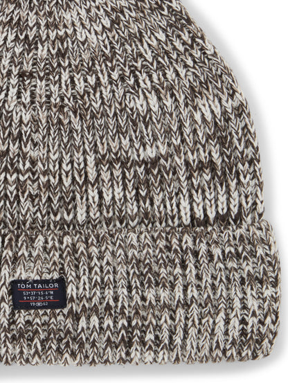 Beanie Mütze mit Logo-Label