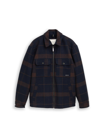 Overshirt mit Wollanteil
