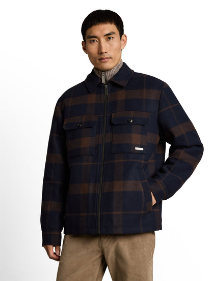 Overshirt mit Wollanteil