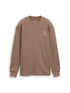 Oversize Langarmshirt mit Waffelstruktur