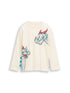 Langarmshirt mit Drachen-Print
