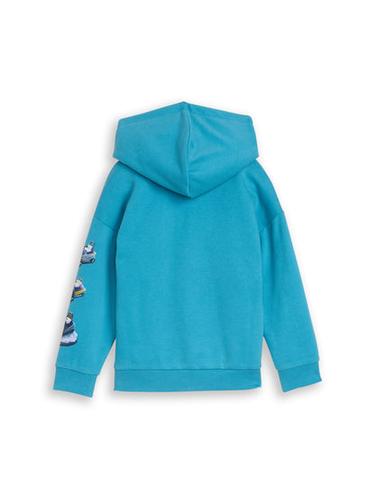 Oversize Hoodie Sweatshirt mit Rückenprint
