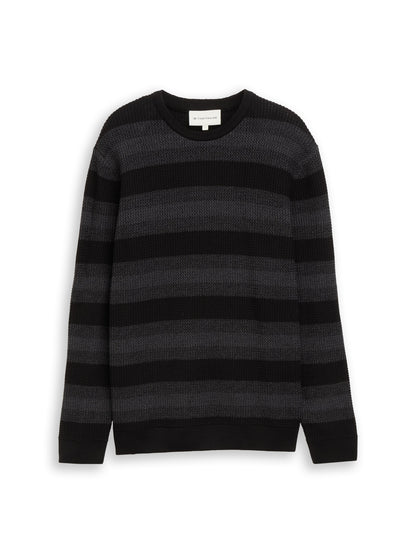 Strickpullover mit Streifenmuster