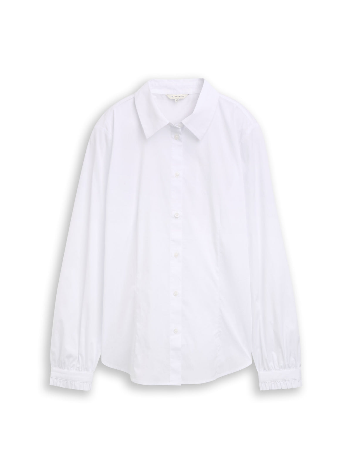 Slim Fit Bluse mit Raffungen