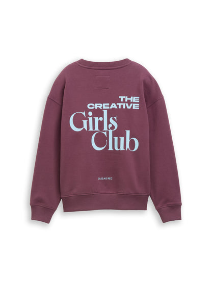 Oversize Sweatshirt mit Rückenprint