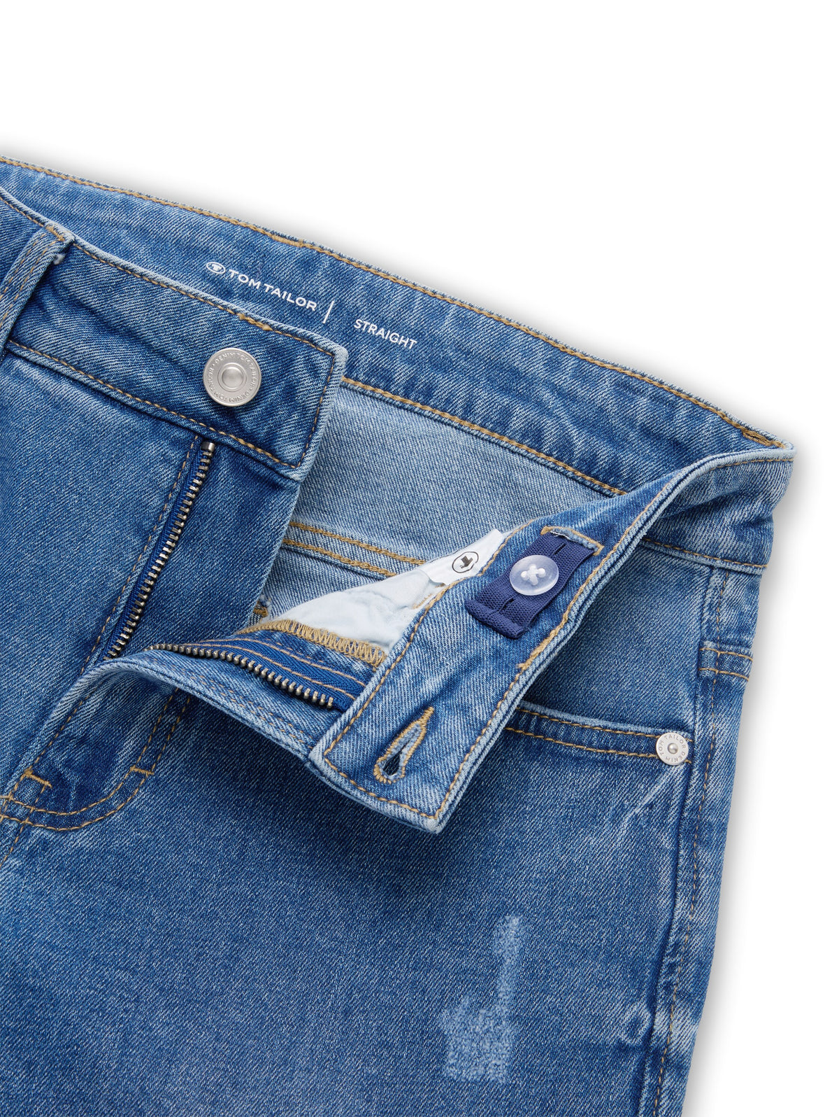 Straight Jeans mit Stretch