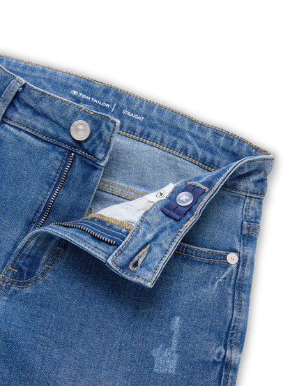 Straight Jeans mit Stretch