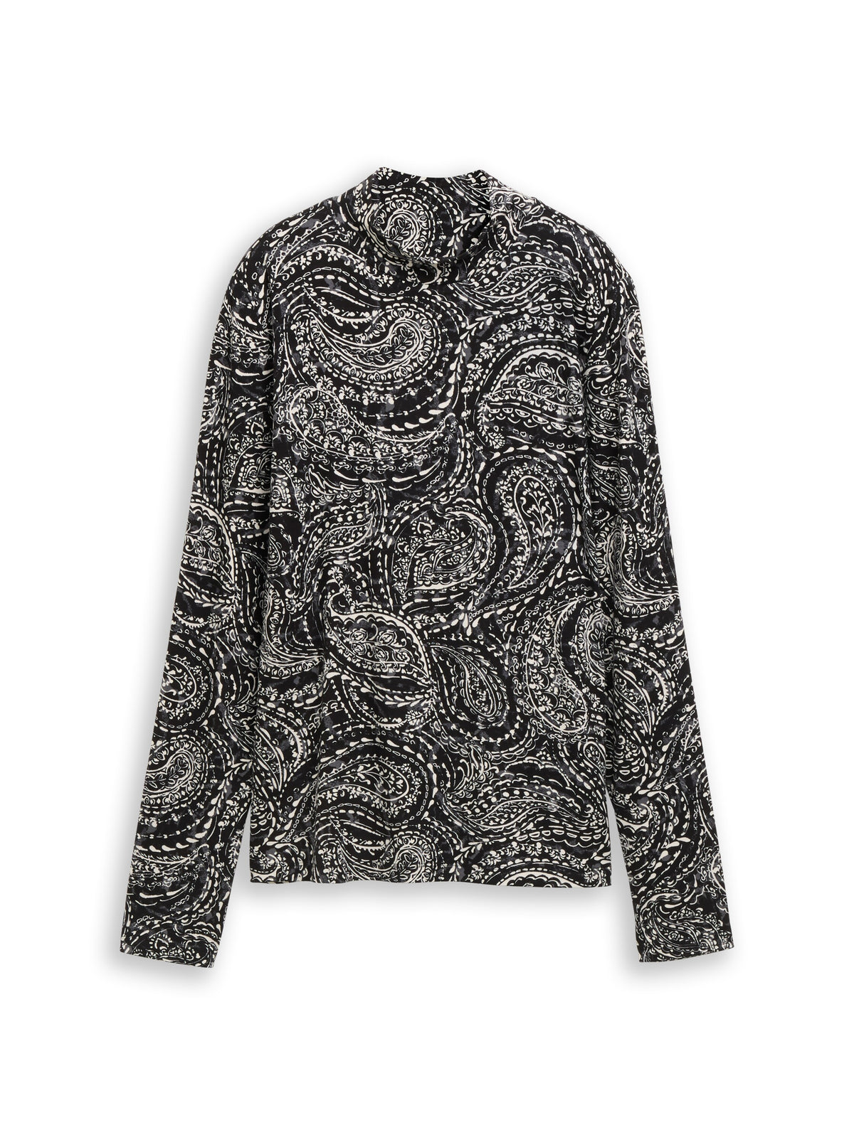 Slim Fit Langarmshirt mit Stehkragen