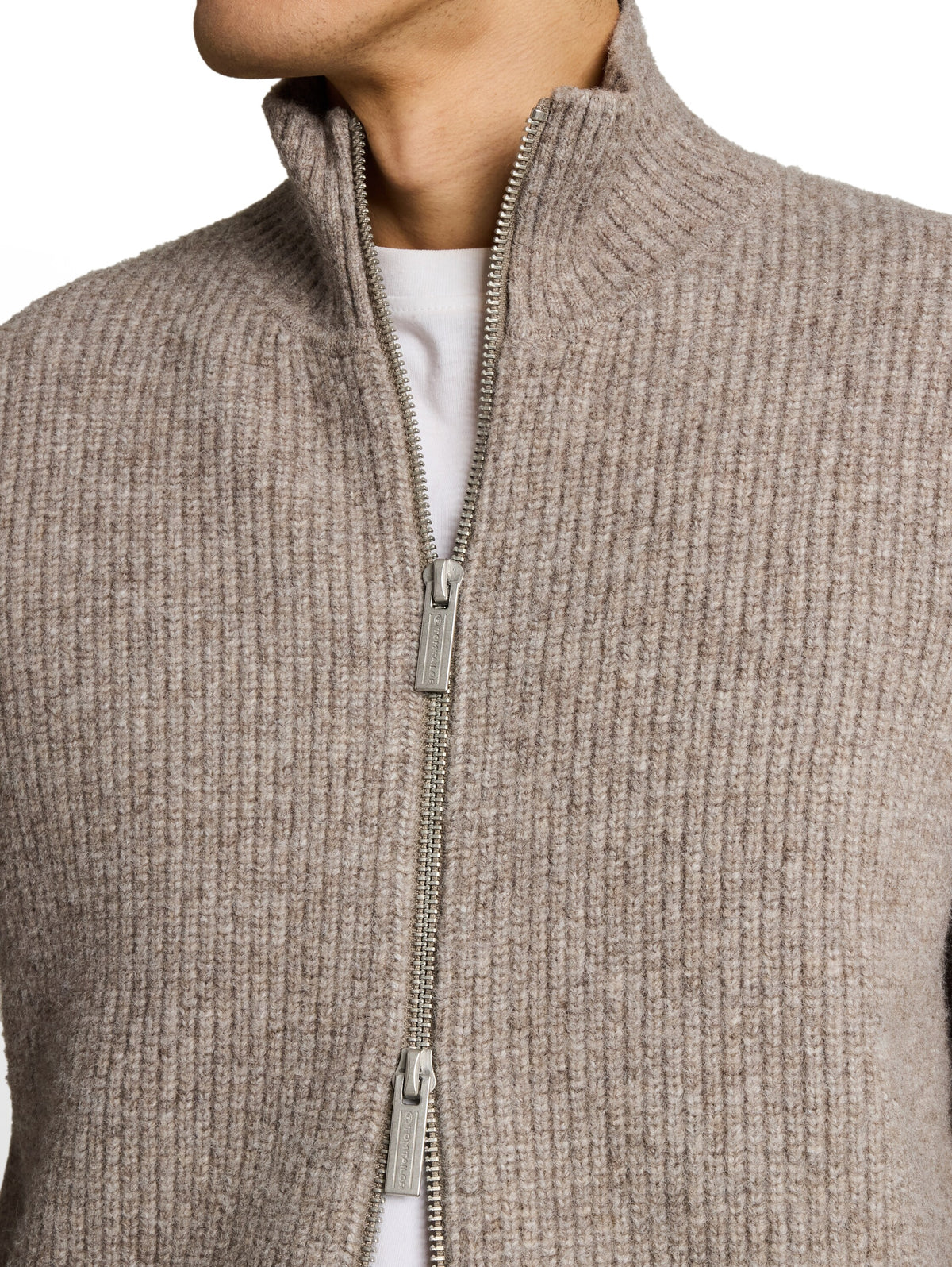 Strickjacke mit Wollanteil