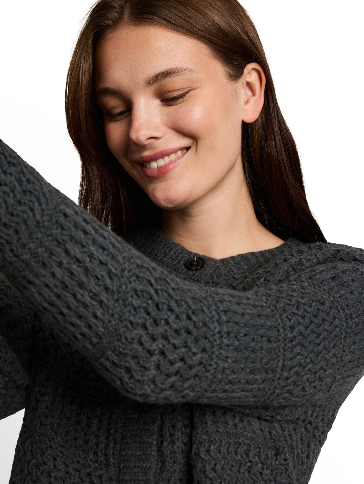 Cardigan mit Wollanteil
