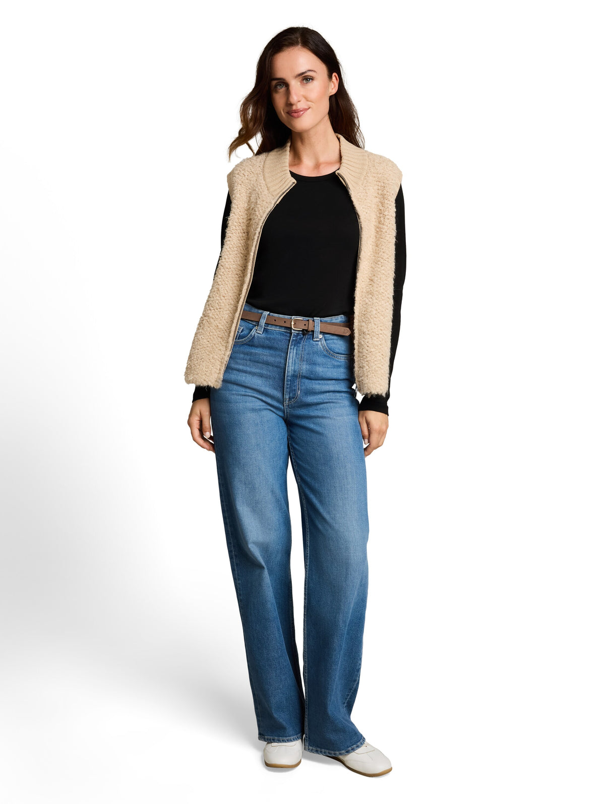 Basic Langarmshirt aus Baumwolle