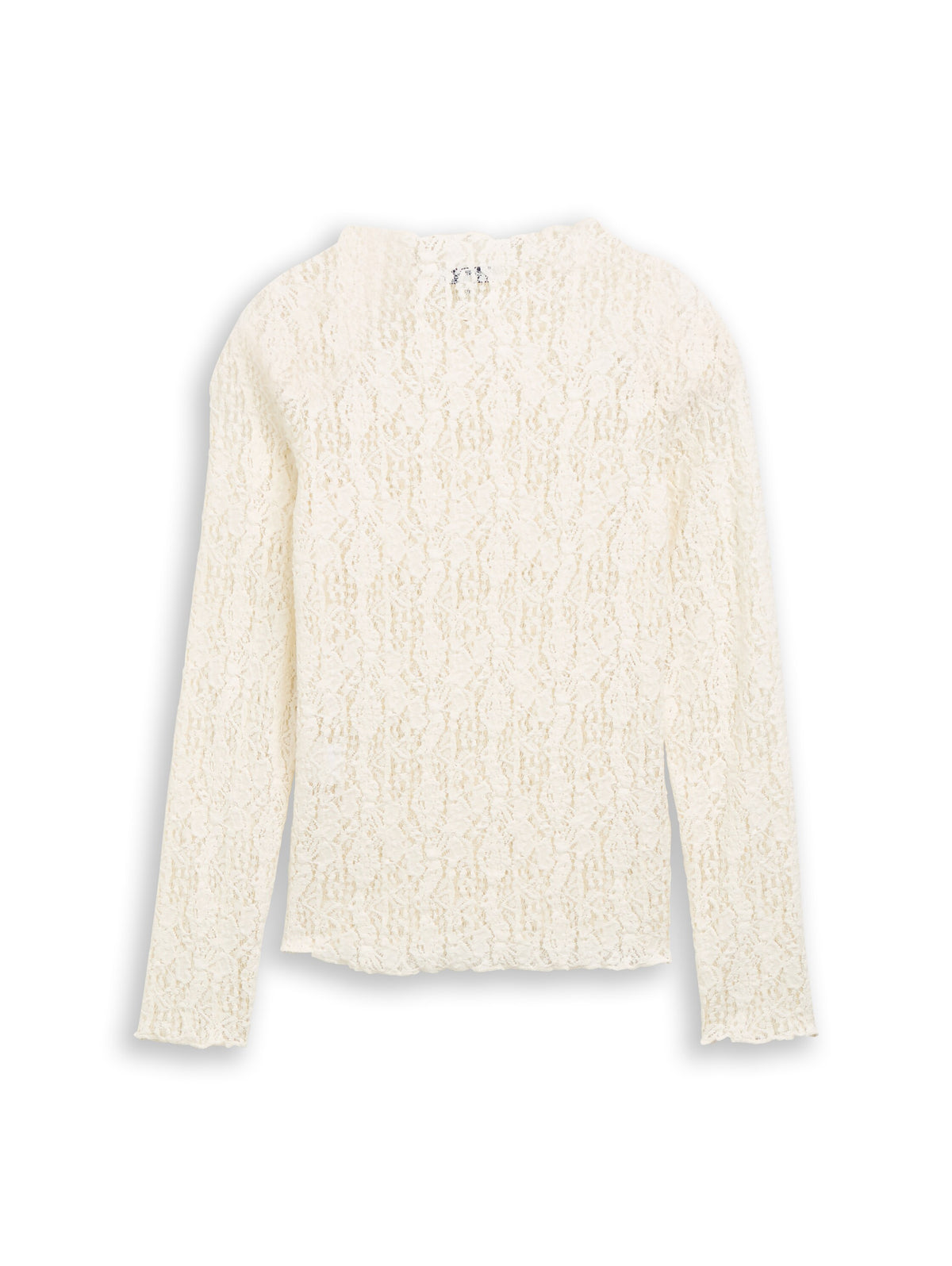 Langarmshirt aus Spitze