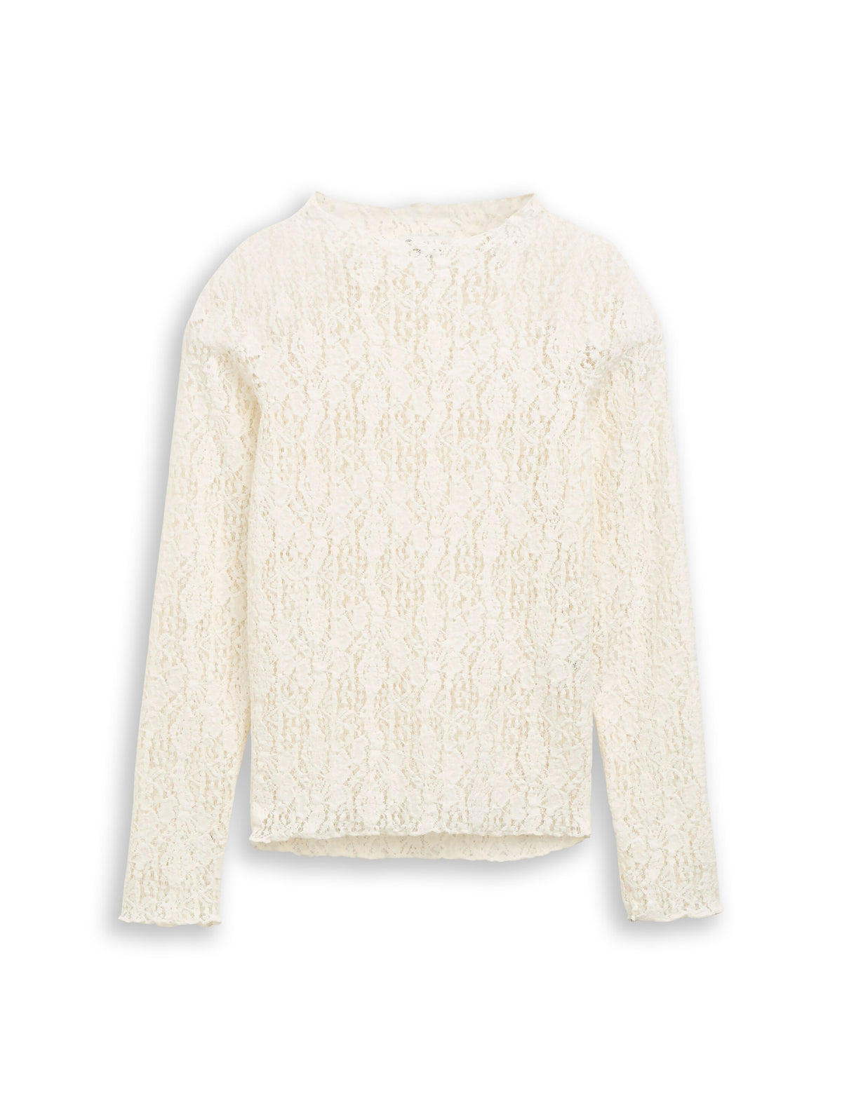 Langarmshirt aus Spitze